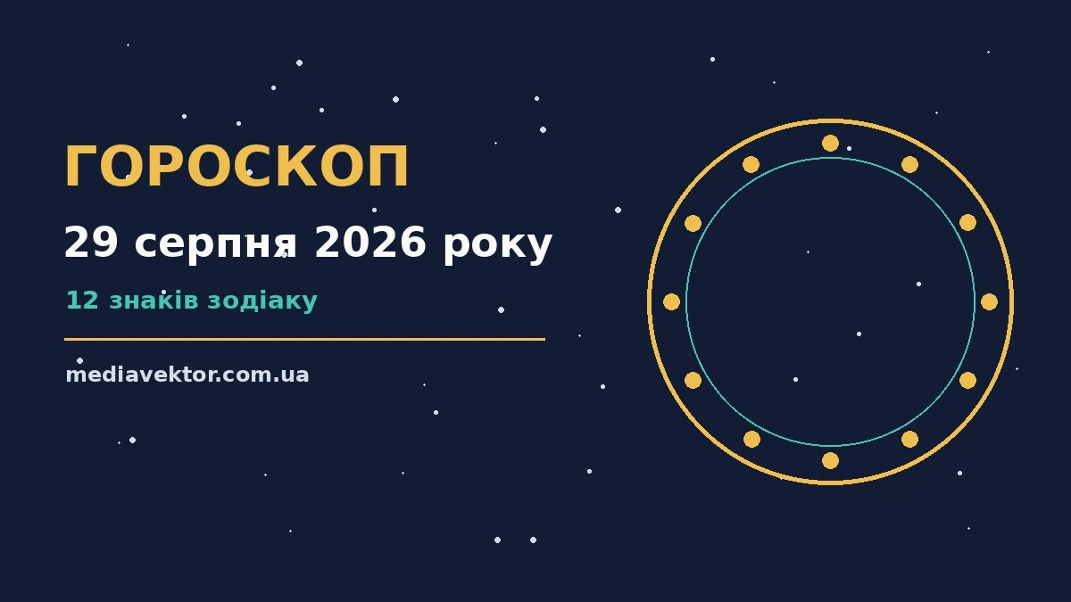 Гороскоп на 29 серпня 2026 року: час рішень для всіх знаків про настрій, справи та гроші