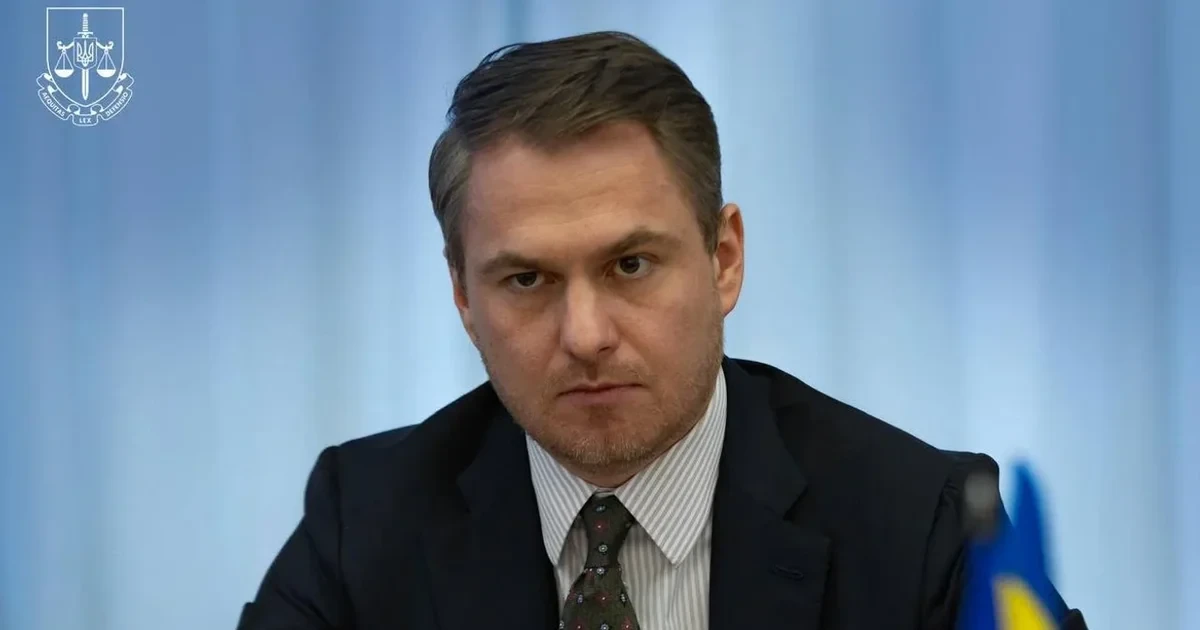 Генеральний прокурор Руслан Кравченко під час відеозвернення