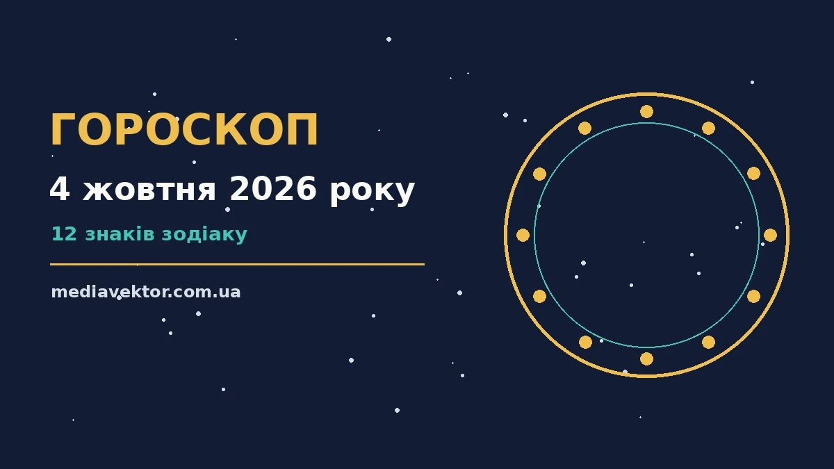 Недільний гороскоп на 4 жовтня 2026 року — кава, нотатки та символи знаків Зодіаку на столі